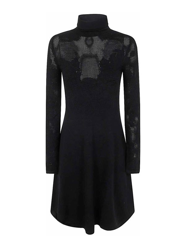 Blugirl Robe Au Genou - Noir