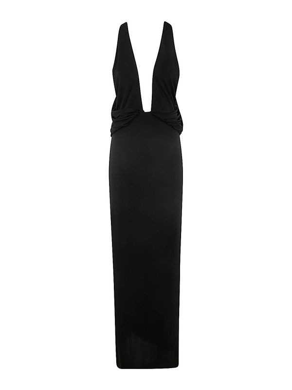 Magda Butrym Robe Au Genou - Noir