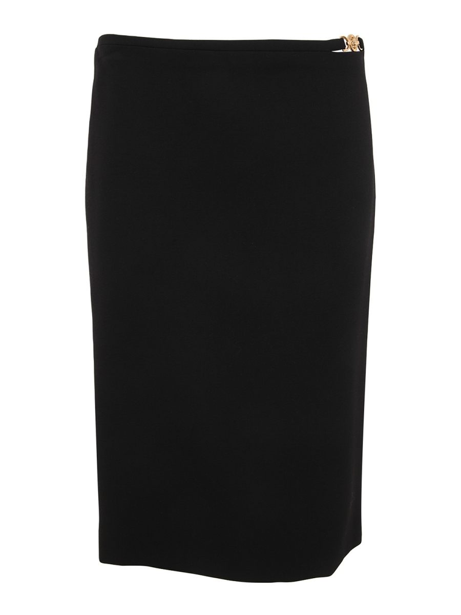 Versace Jupe Midi - Noir