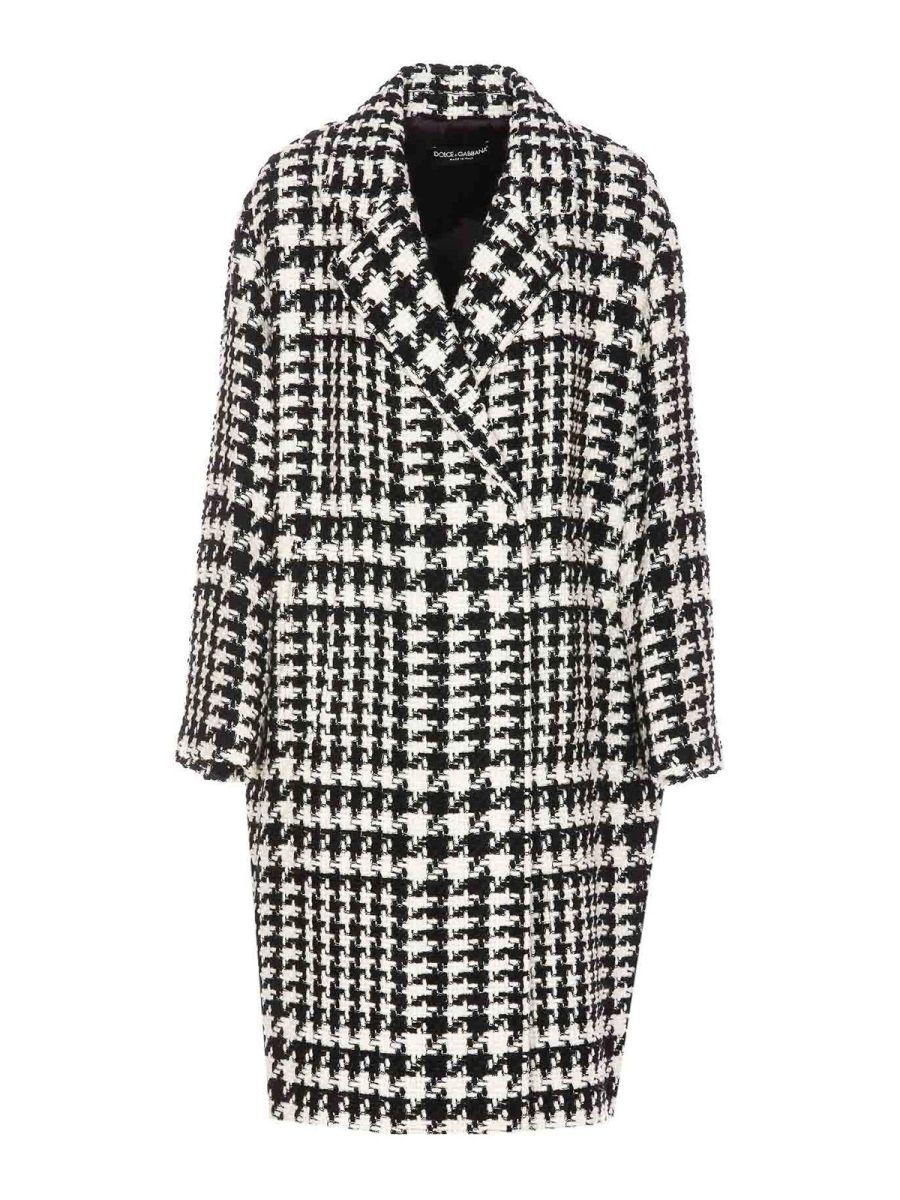 Dolce & Gabbana Manteau Court - Blanc