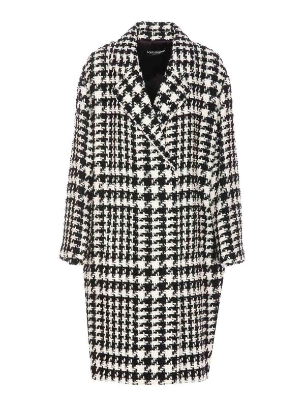 Dolce & Gabbana Manteau Court - Blanc