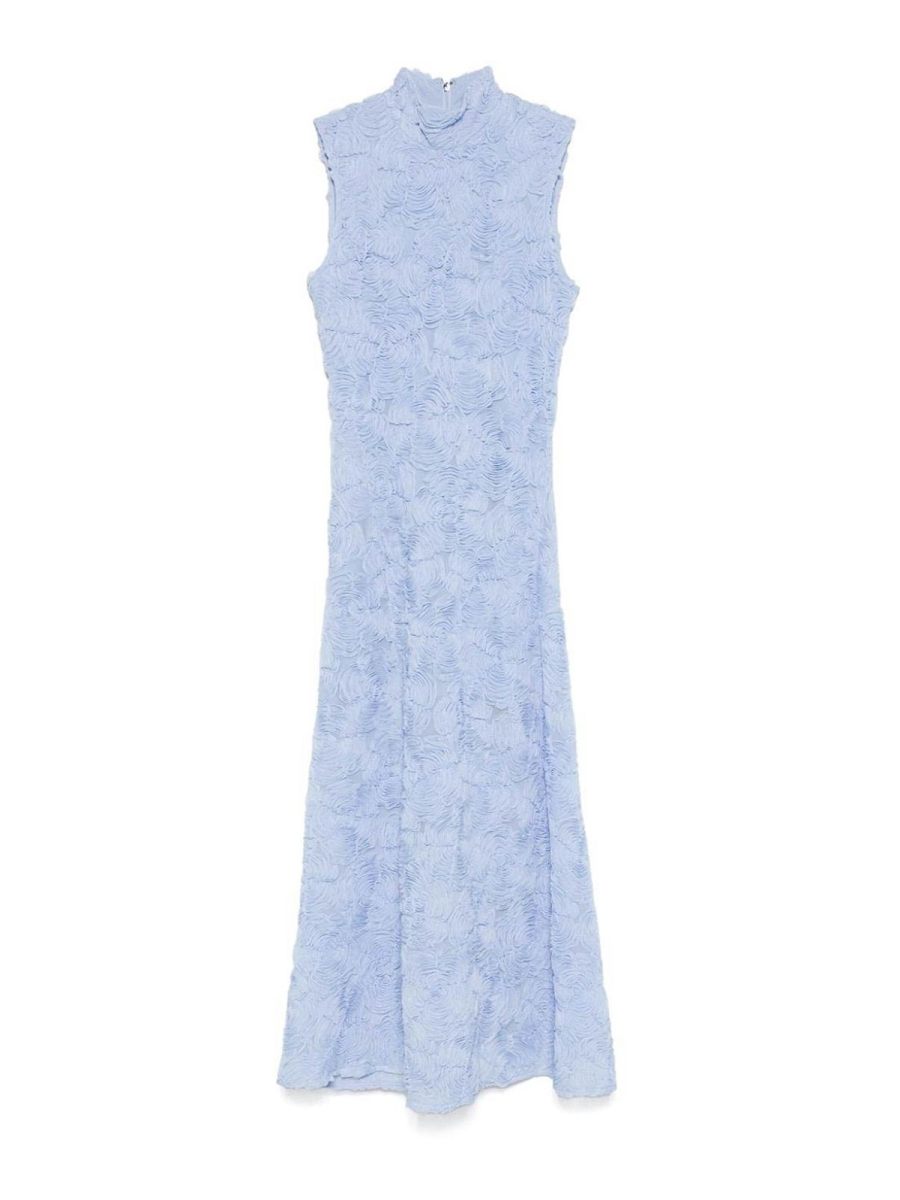 Rotate Birger Christensen Maxi Robe - Bleu