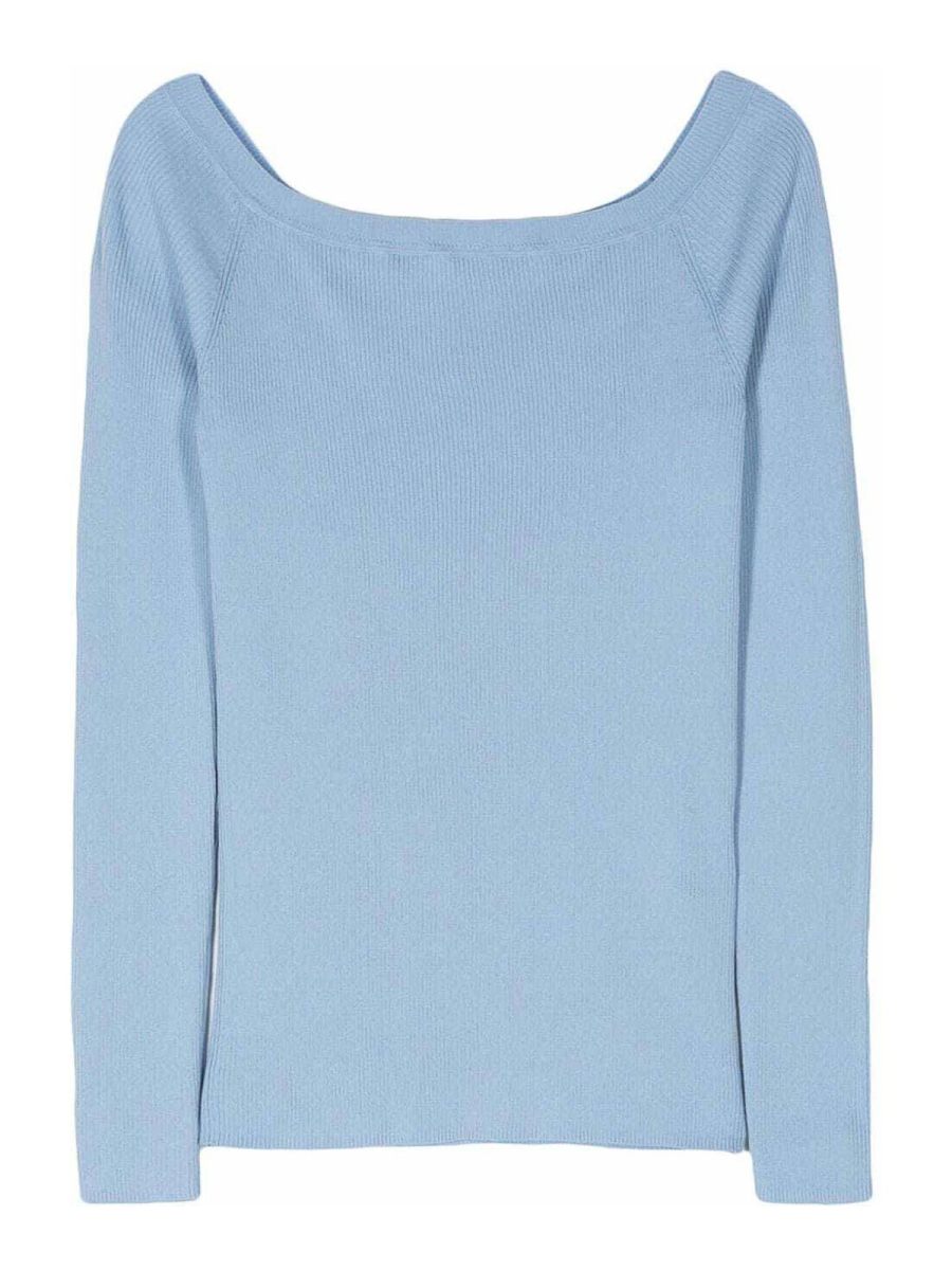 P. A.R. O.S. H. Pull Col Bateau - Bleu Clair