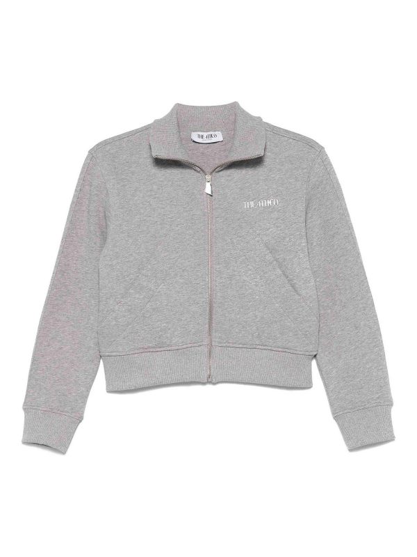 The Attico Pull Col Bateau - Gris
