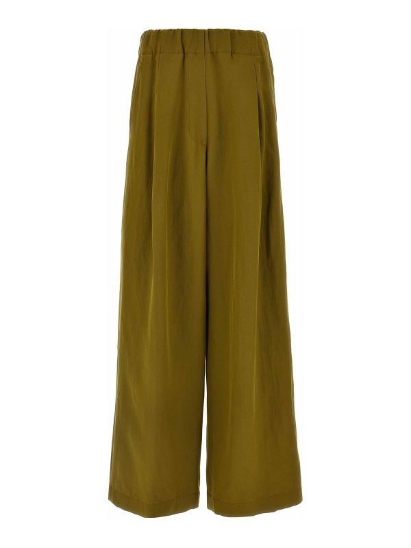 Dries Van Noten Pantalons Décontractés - Vert