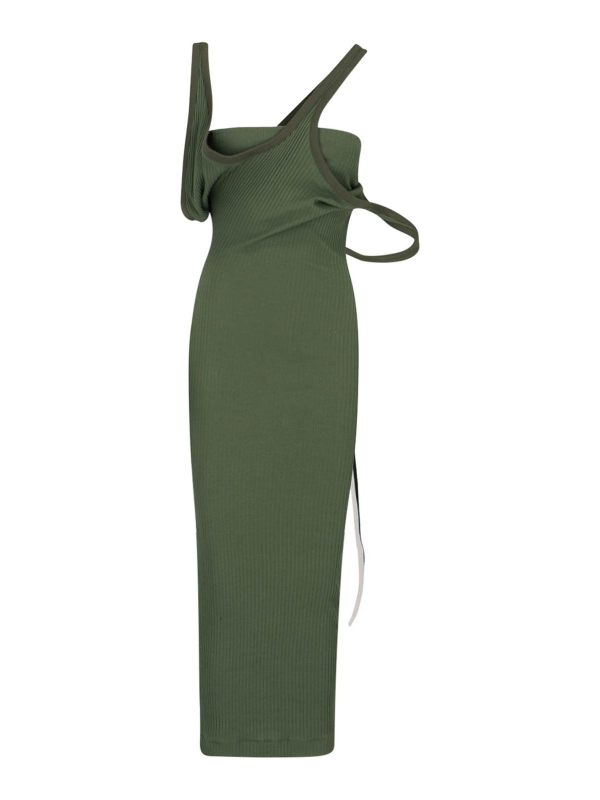 The Attico Robe Au Genou - Vert