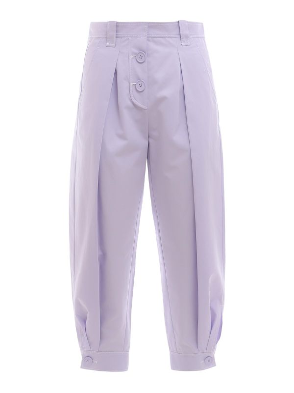 K Krizia Pantalons Décontractés - Violet