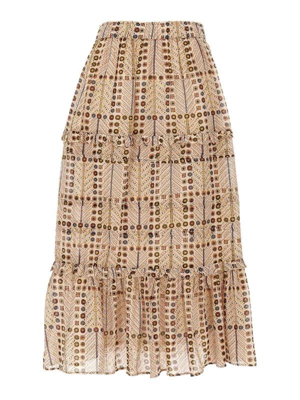 Isabel Marant Etoile Jupe Midi - Beige
