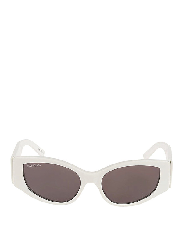 Balenciaga Lunettes De Soleil - Blanc