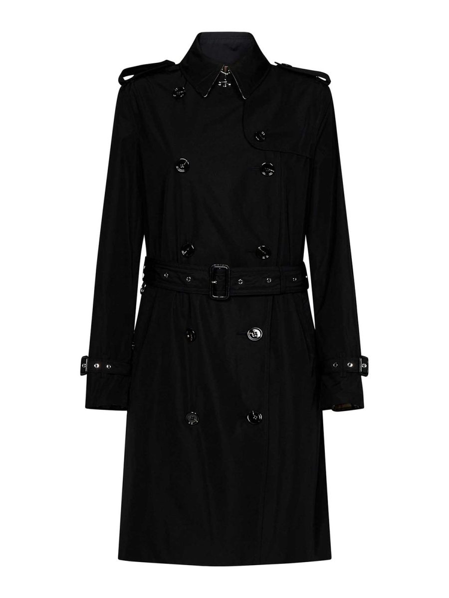 Burberry Manteau Court - Noir