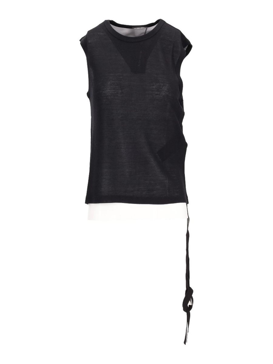 Ann Demeulemeester Top - Noir