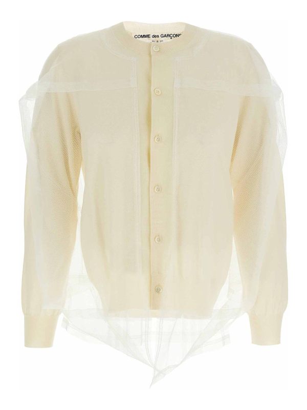 Comme Des Garcons Cardigan - Blanc