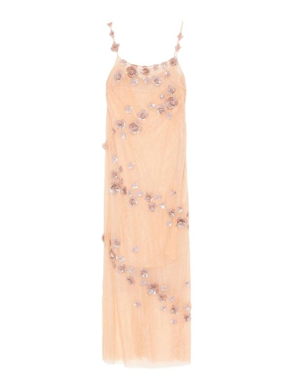 Blumarine Robe Au Genou - Couleur Chair