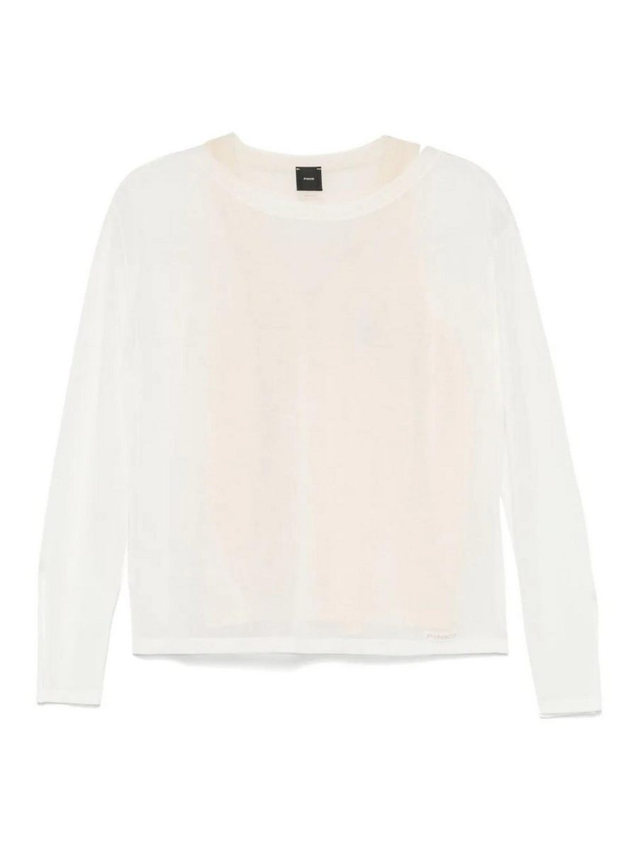 Pinko Pull Col Bateau - Blanc