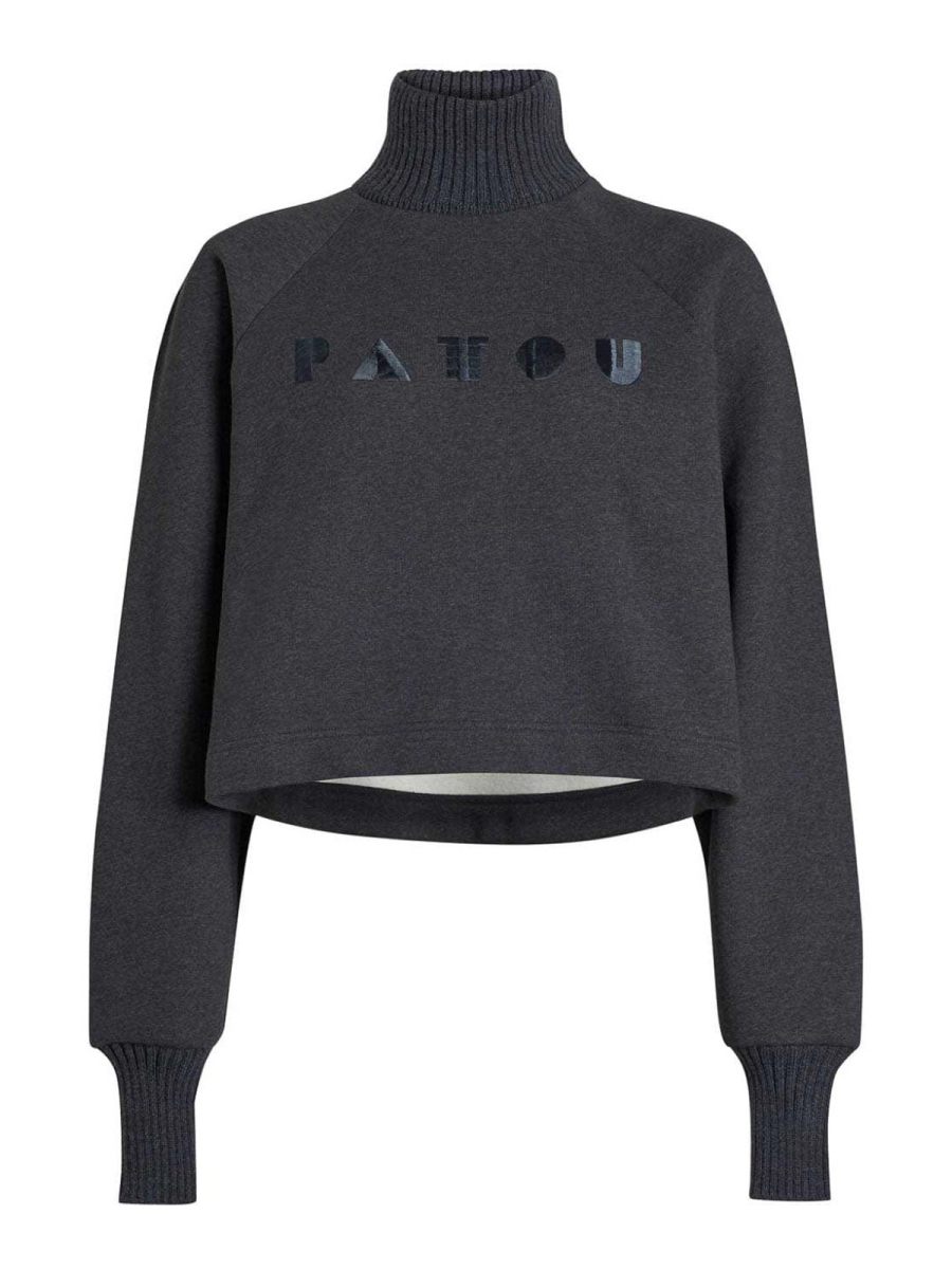 Patou Pull Col Rond - Gris