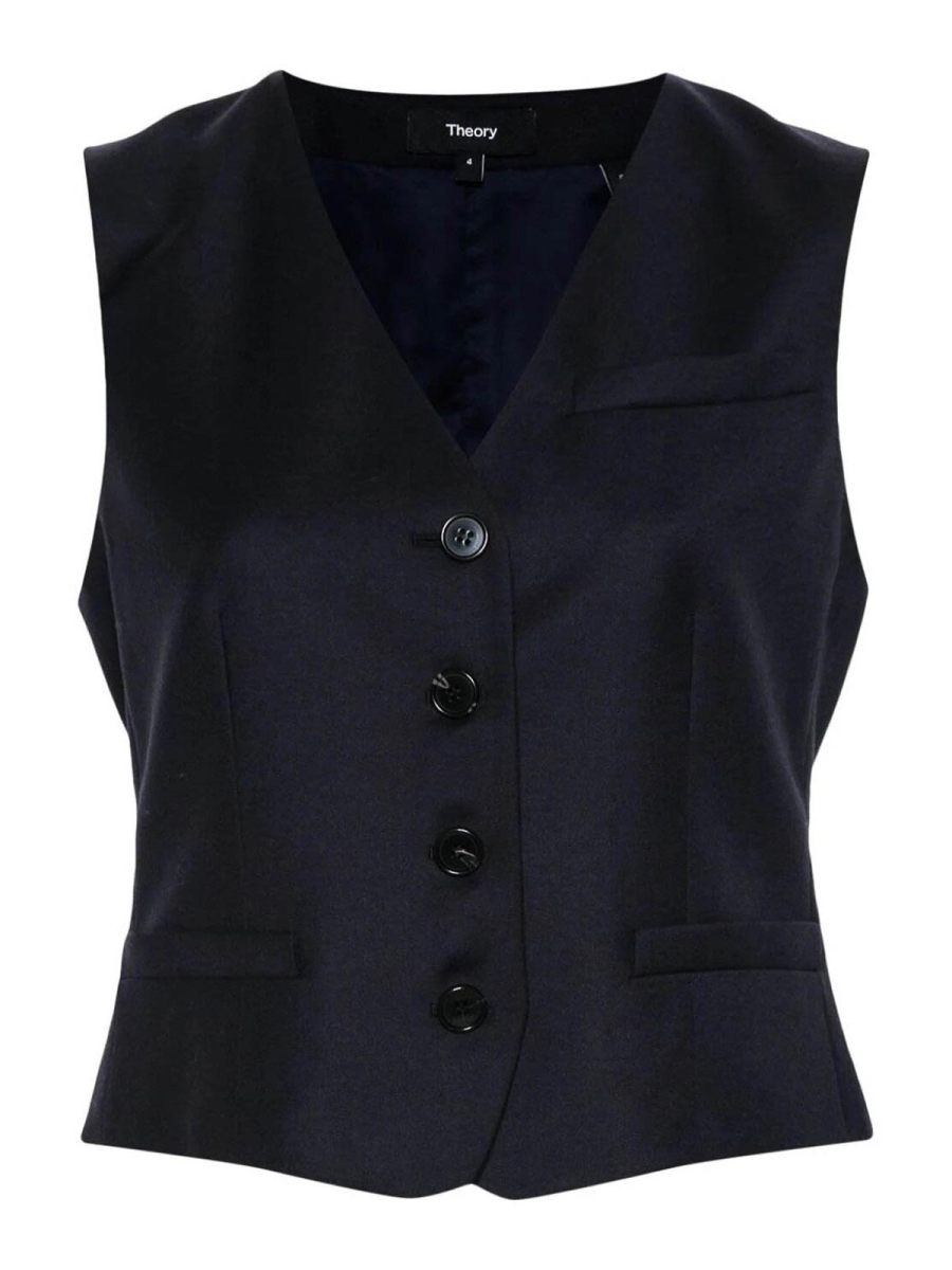 Theory Gilet - Bleu