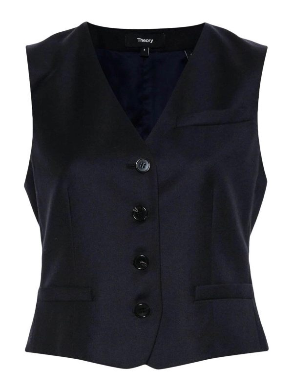 Theory Gilet - Bleu