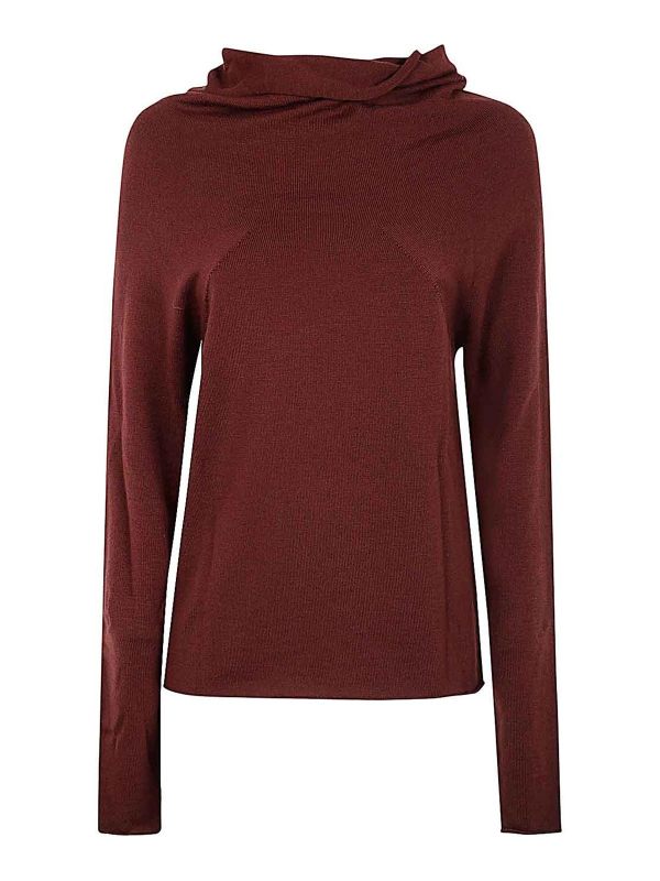 Philosophy di Lorenzo Serafini Pull Col Rond - Rouge