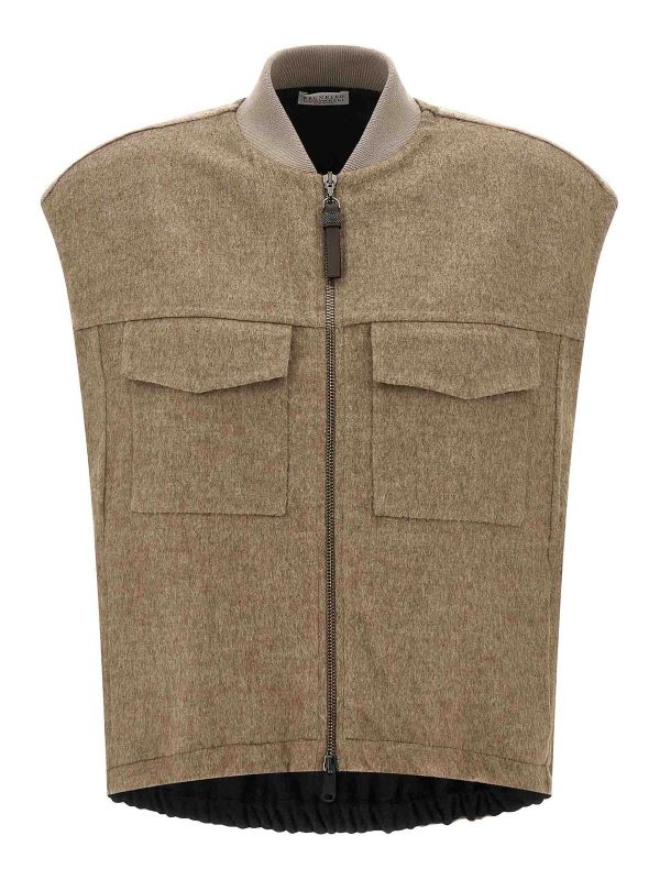 Brunello Cucinelli Gilet - Beige