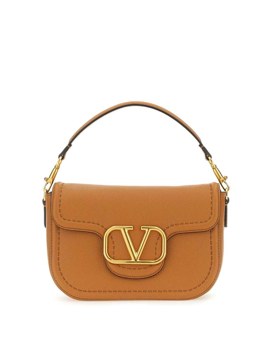 Valentino Garavani Sac Porté Épaule - Marron Clair