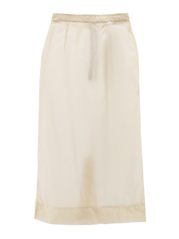 Maison Margiela Jupe Midi - Beige