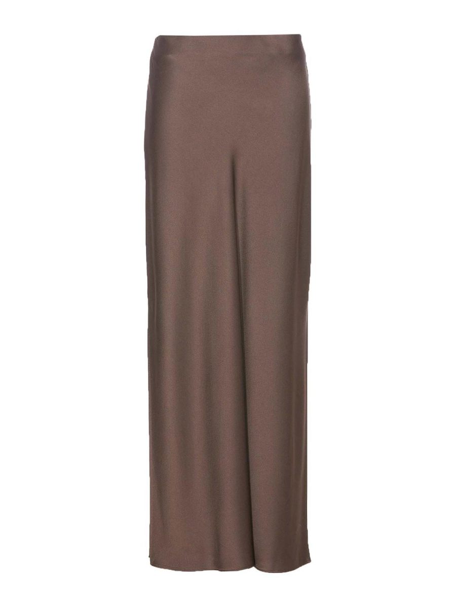 Brunello Cucinelli Jupe Midi - Marron