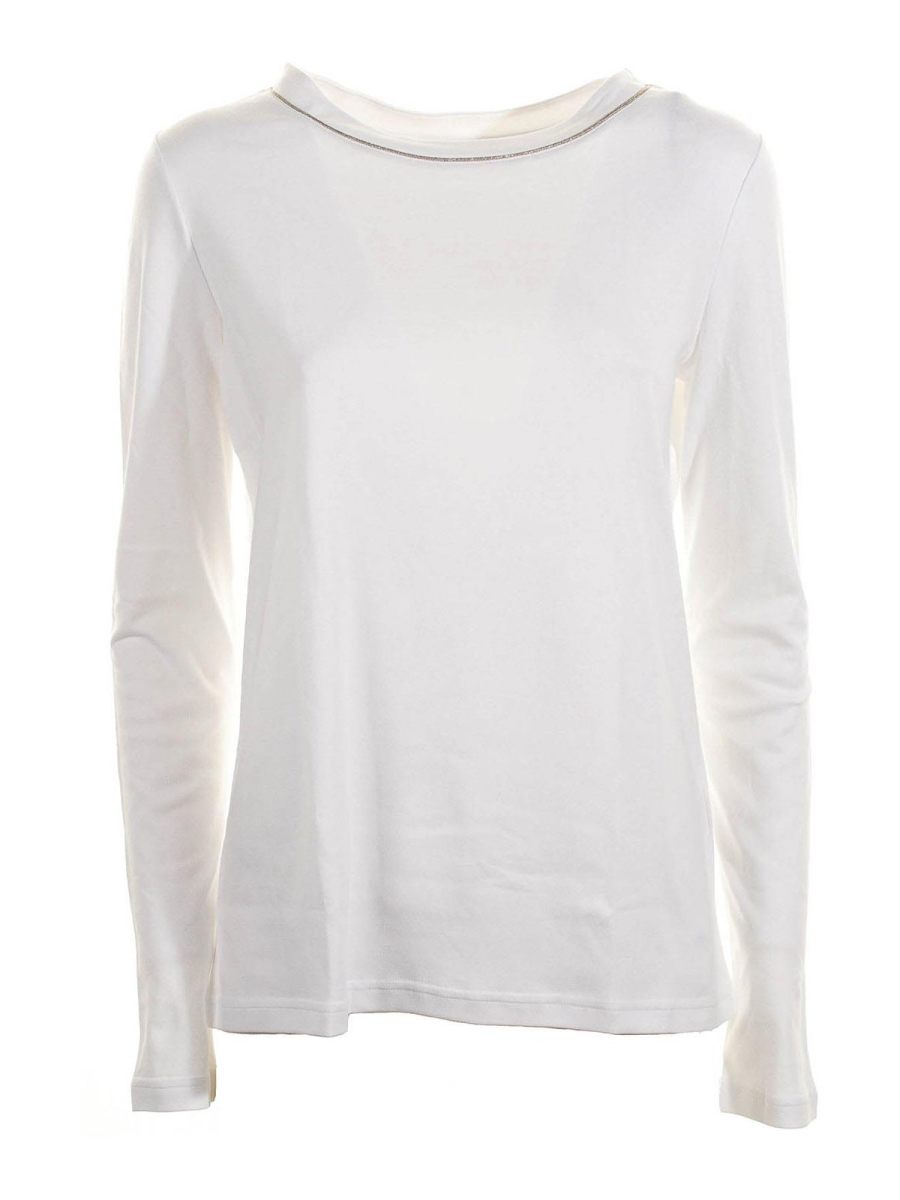 Eleventy Pull Col Bateau - Blanc