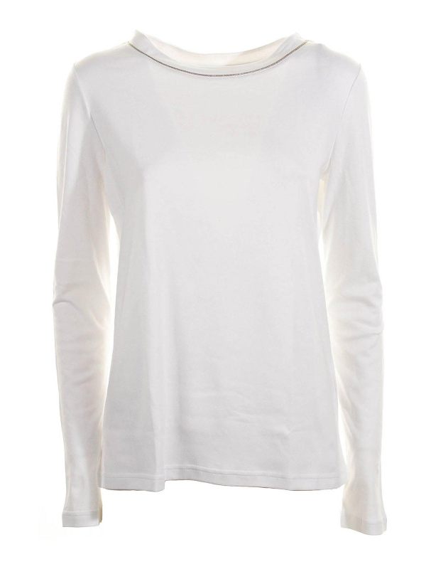 Eleventy Pull Col Bateau - Blanc