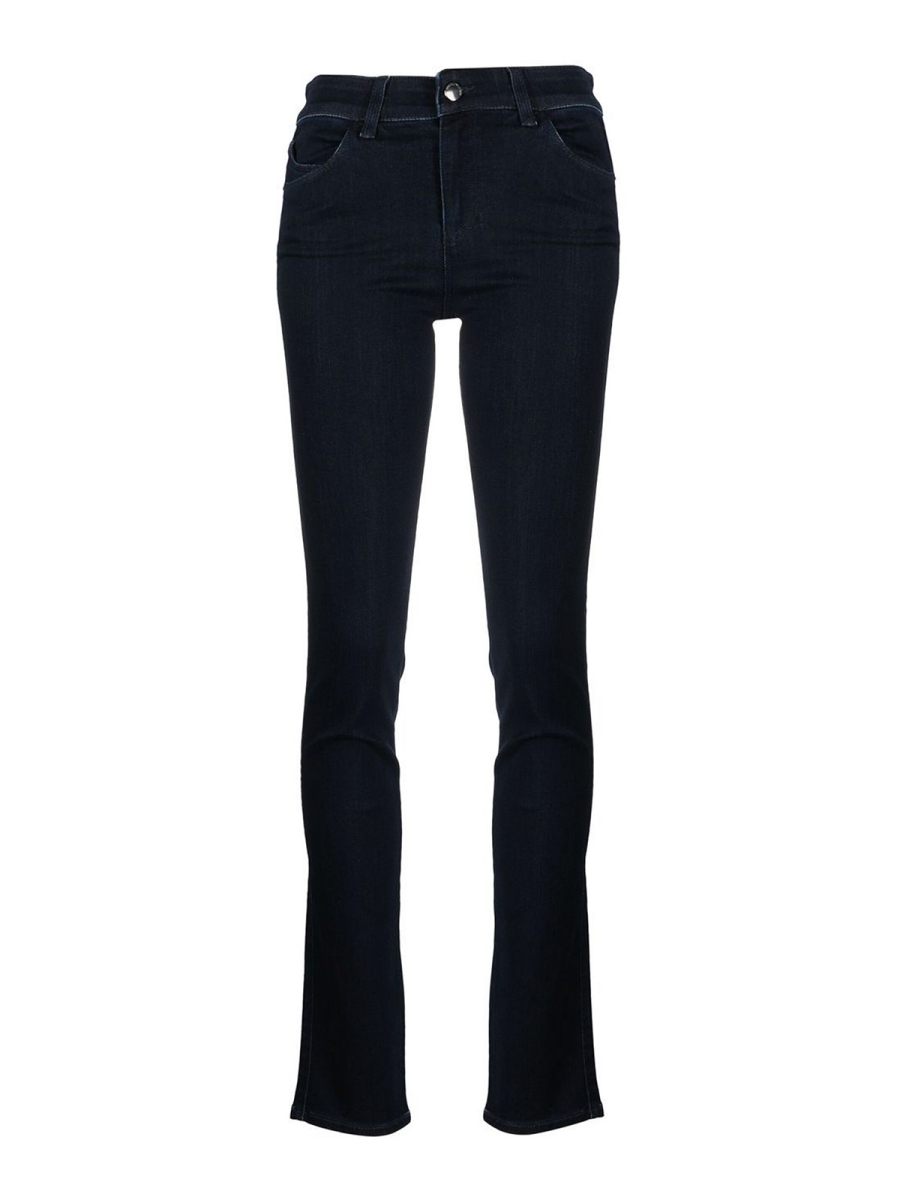 Emporio Armani Jean Droit - Bleu Foncé