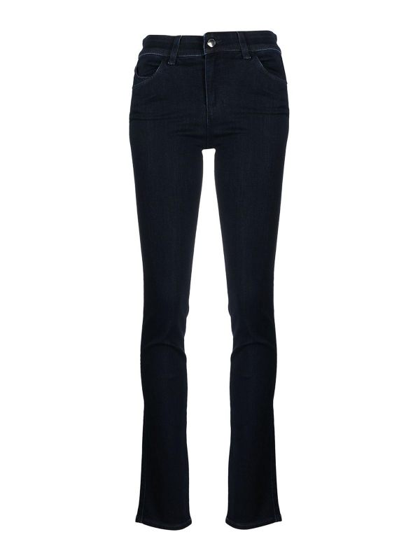 Emporio Armani Jean Droit - Bleu Foncé