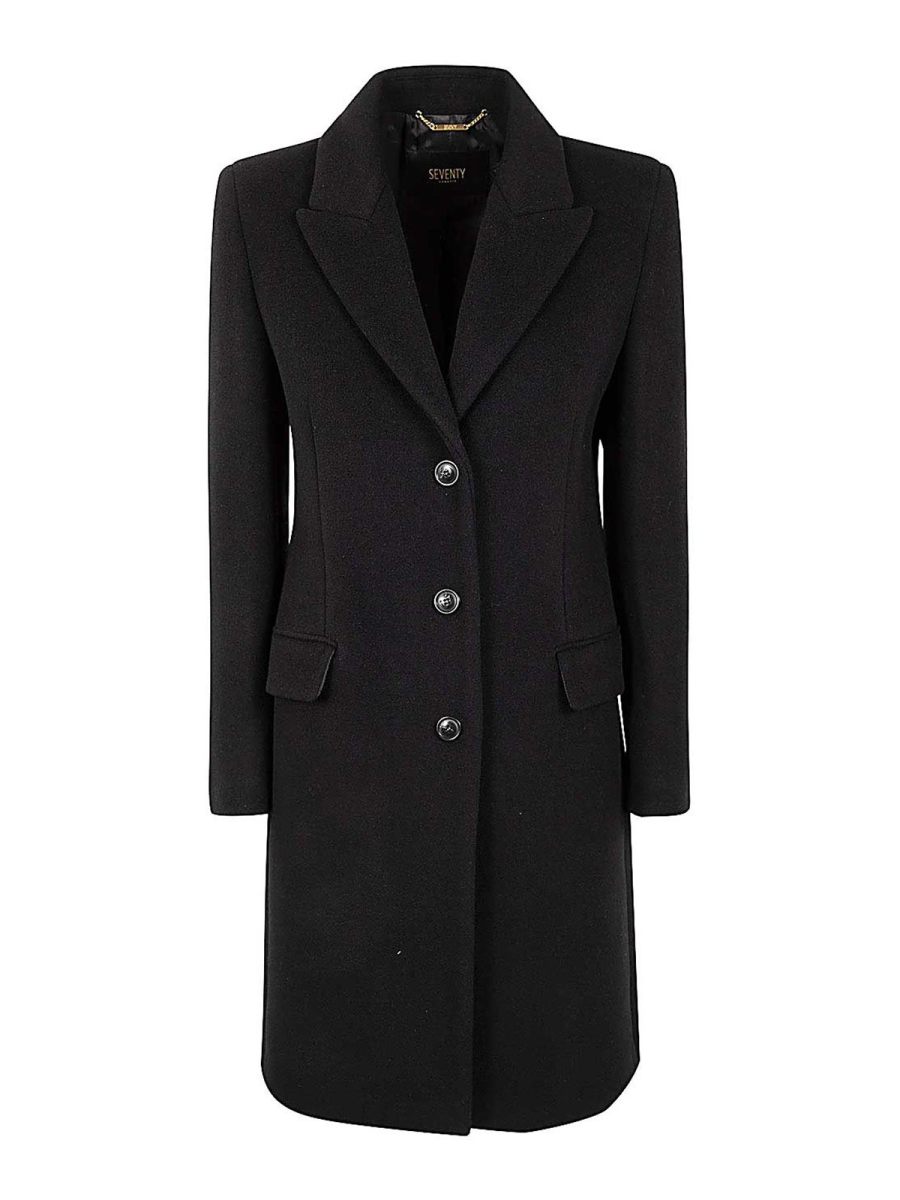 Seventy Manteau Court - Noir
