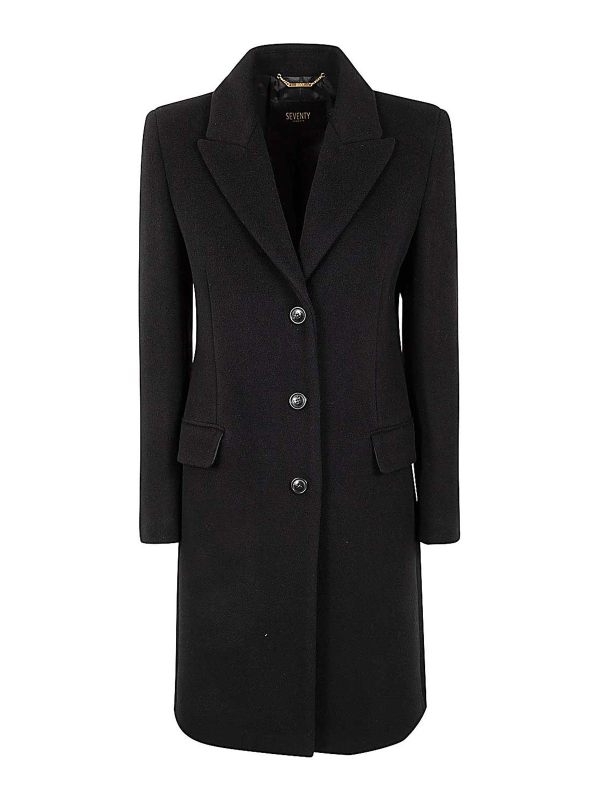 Seventy Manteau Court - Noir