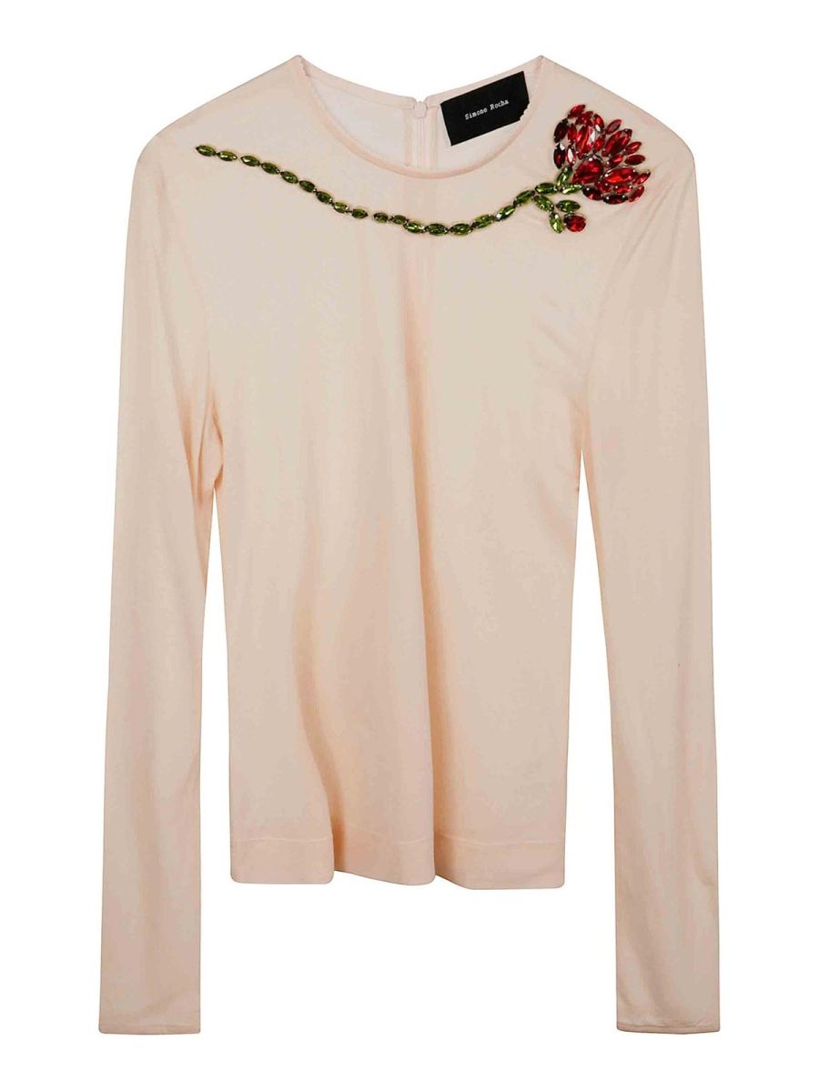 Simone Rocha Top - Couleur Chair