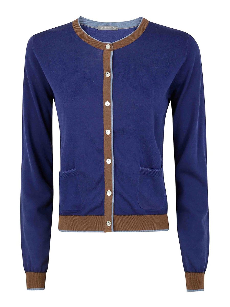 In Bed With You Pull Col Rond - Bleu
