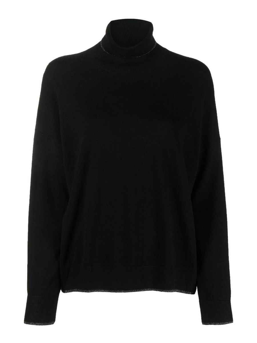 Liu Jo Pull Col Rond - Noir