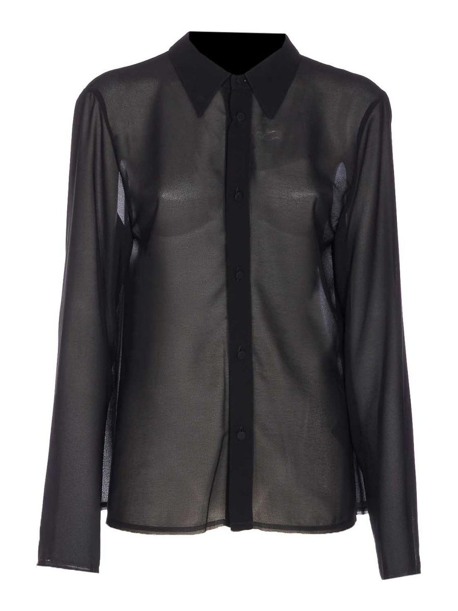 MM6 Maison Margiela Chemise - Noir