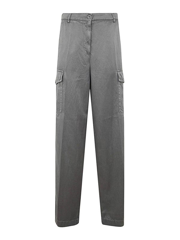 Dries Van Noten Pantalons Décontractés - Gris