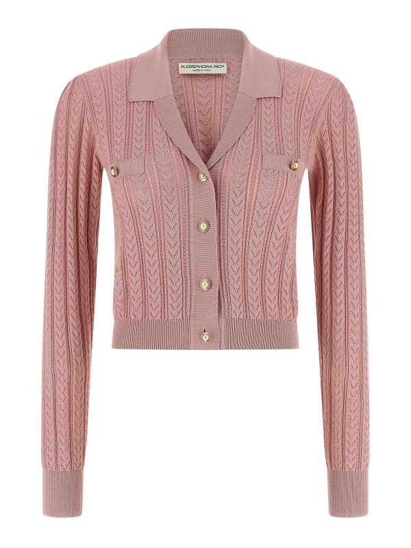 Alessandra Rich Cardigan - Couleur Chair