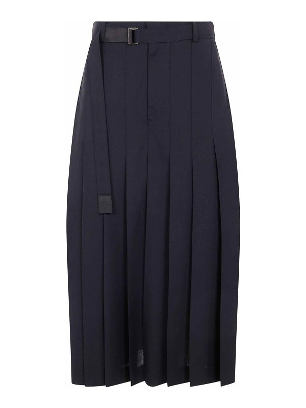 Sacai Jupe Midi - Noir