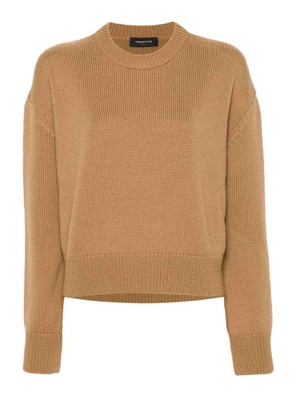 Fabiana Filippi Pull Col Rond - Beige