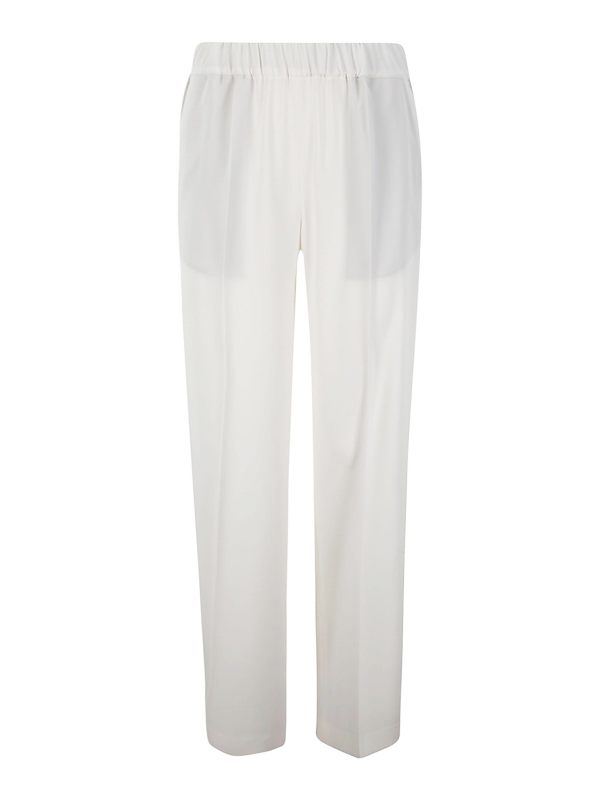 Alberto Biani Pantalons Décontractés - Blanc