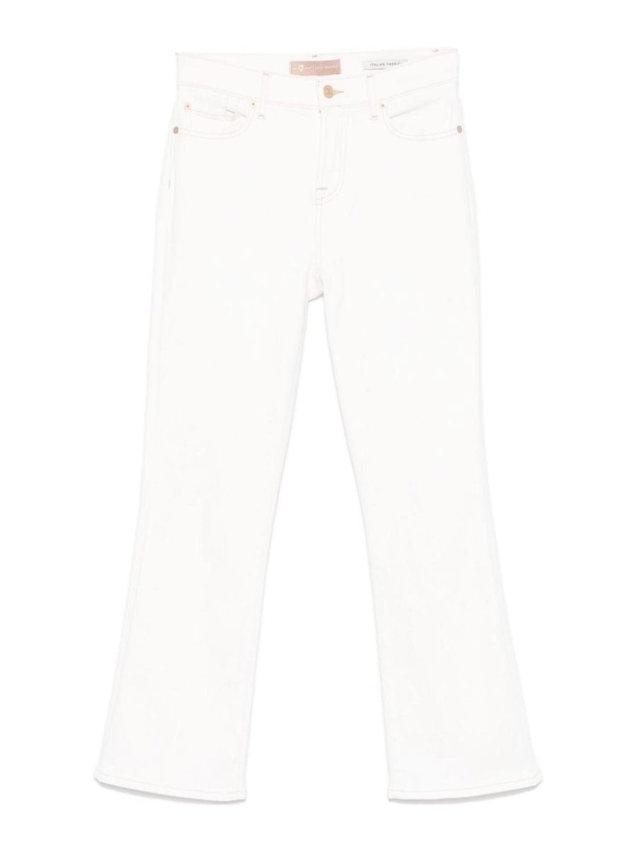 7 For All Mankind Jean Bootcut - Blanc