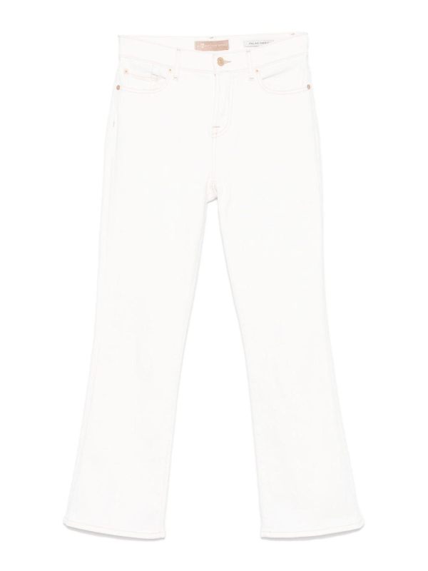 7 For All Mankind Jean Bootcut - Blanc