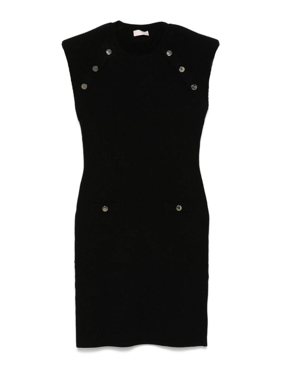 Liu Jo Robe Au Genou - Noir