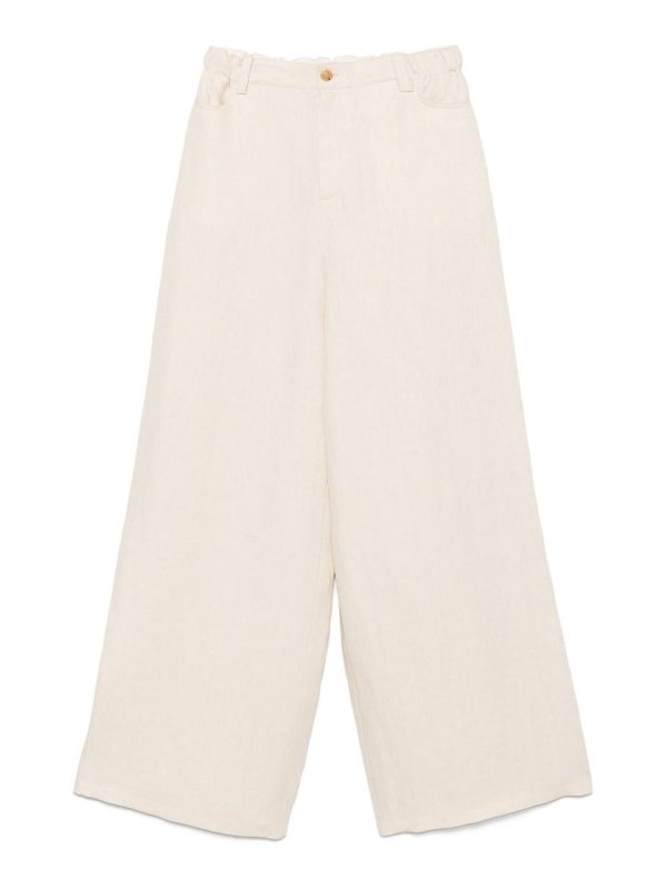 Alysi Pantalons Décontractés - Blanc