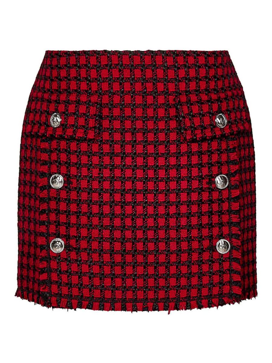 Versace Jupe Midi - Rouge