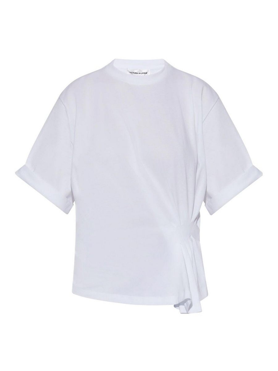 Victoria Beckham Pull Col Rond - Blanc