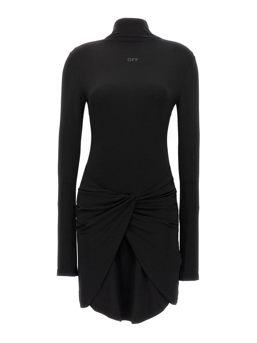 Off-White Robe Courte - Noir