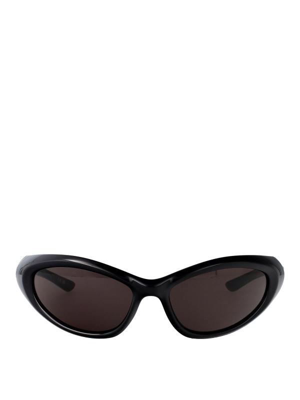 Balenciaga Lunettes De Soleil - Noir