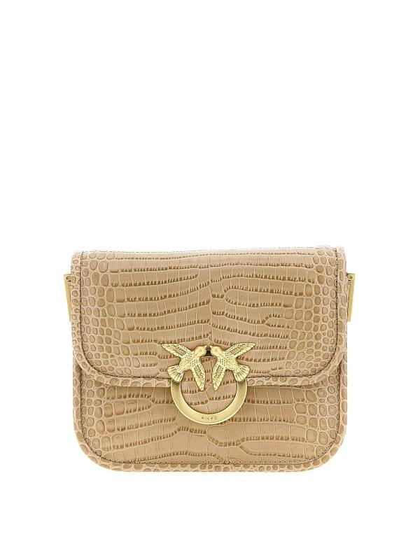Pinko Sac Porté Épaule - Beig